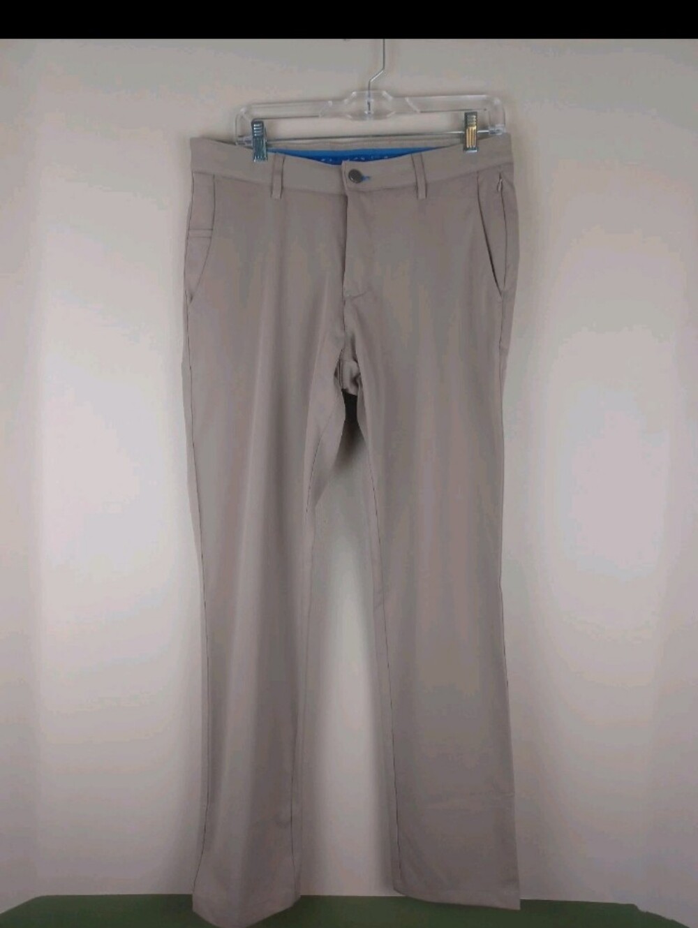 Twillory Pants Mens 32x32 Beige Tailored Fit Technical Fabric Performance Chino